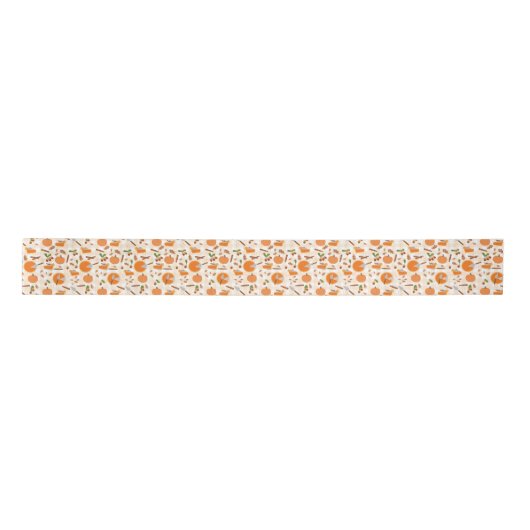 Pumpkin Pie Autumn Herfst Pattern Lint (Voorkant)