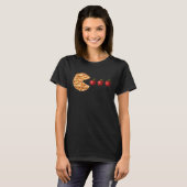 Pumpkin Pie Eating apple  Thanksgiving Turkey Day  T-shirt (Voorkant volledig)