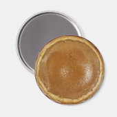 Pumpkin Pie Food Photo Magneet (Voorkant / Achterkant)