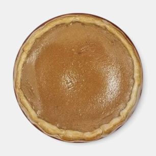 Pumpkin Pie Food Photo Magneet