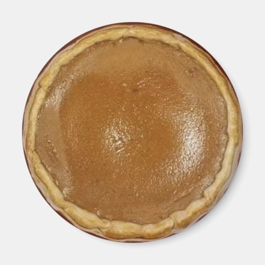 Pumpkin Pie Food Photo Magneet (Voorkant)