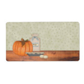 Pumpkin Pie Label (Voorkant)