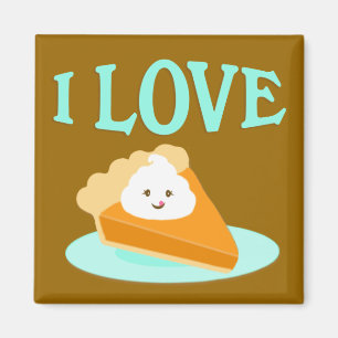 Pumpkin Pie Love Magnet Magneet