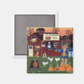 Pumpkin Pie Magnet Magneet (Voorkant / Achterkant)