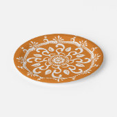 Pumpkin Pie Mandala Papieren Bordje (Gekanteld)