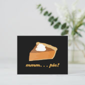 Pumpkin Pie - mmm . . . taart! Briefkaart (Staand voorkant)
