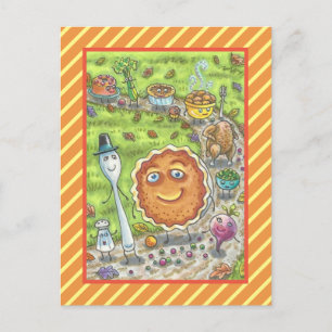 PUMPKIN PIE PARADE, THANKSGIVING FEAST CELEBRATIE BRIEFKAART