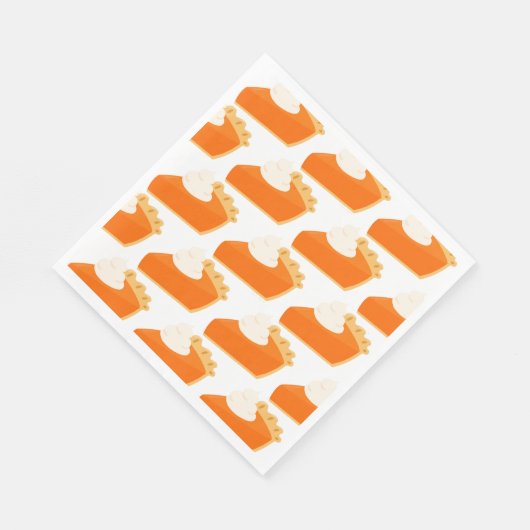 Pumpkin Pie Pattern Servet (Hoek)