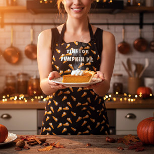 Pumpkin Pie Pattern Thanksgiving Schort
