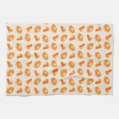Pumpkin Pie Pattern Theedoek (Horizontaal)