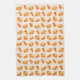Pumpkin Pie Pattern Theedoek