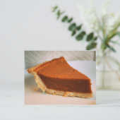 Pumpkin Pie Post Card Briefkaart (Staand voorkant)