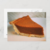 Pumpkin Pie Post Card Briefkaart (Voorkant / Achterkant)