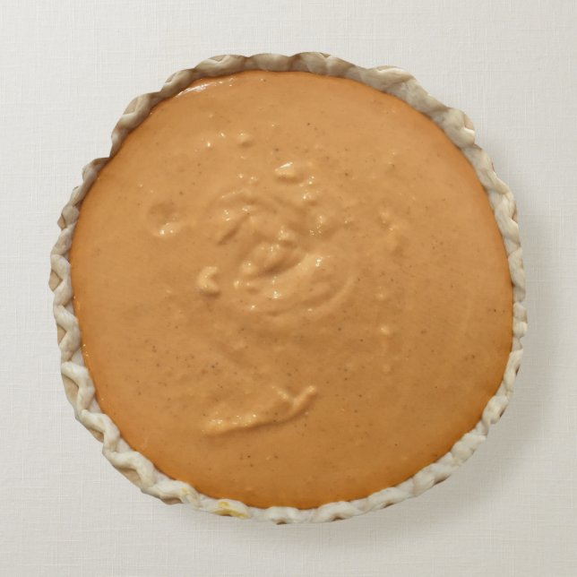 Pumpkin Pie Rond Kussen (Voorkant)