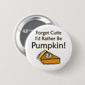 Pumpkin Pie Ronde Button 5,7 Cm (Voorkant /achterkant)