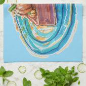 Pumpkin Pie Slice Theedoek (Gevouwen)