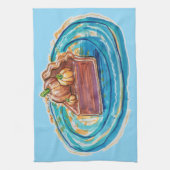 Pumpkin Pie Slice Theedoek (Verticaal)