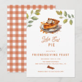 Pumpkin Pie | Uitnodigingen voor Thanksgivingen (Voorkant / Achterkant)