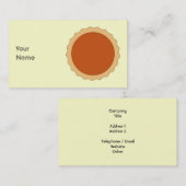 Pumpkin Pie. Visitekaartje (Voorkant / Achterkant)