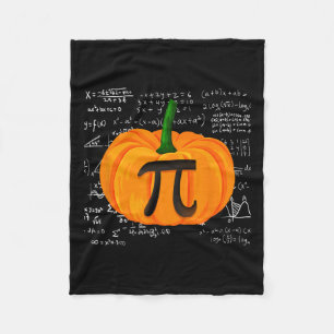 Pumpkin Pie Wiskunde Funny Halloween Thanksgiving Fleece Deken