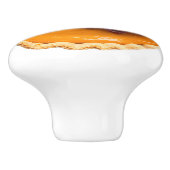 Pumpkin Pie with Sugared Cranberries Keramische Knop (Zijkant)