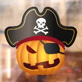 Pumpkin Pirate Raamsticker (Vel 2)