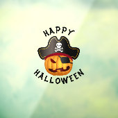 Pumpkin Pirate Window Cling personaliseren Raamsticker (Vel 3)