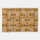 Pumpkin Plaid Theedoek (Horizontaal)