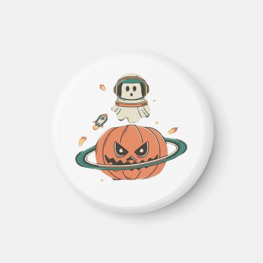 Pumpkin Planet Magneet (Voorkant)