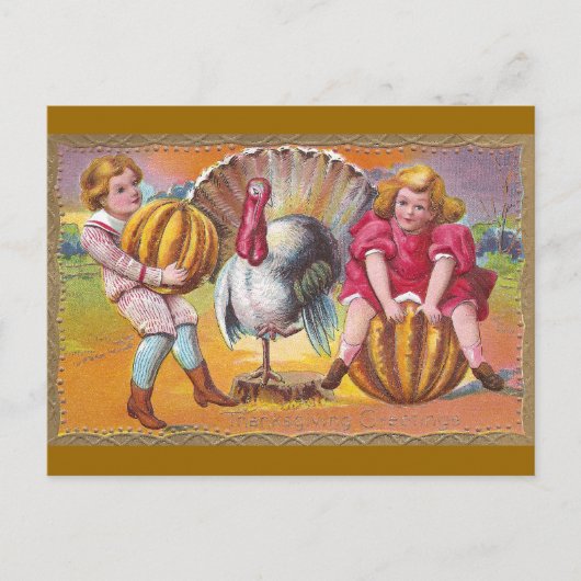 Pumpkin Play Briefkaart (Voorkant)