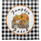 Pumpkin-pleister Douchegordijn (Voorkant)