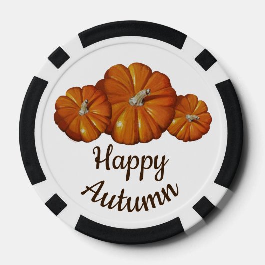 Pumpkin Poker Chips (Achterkant)