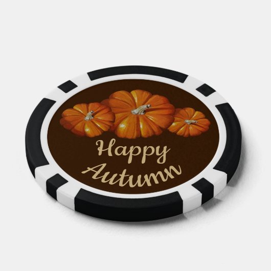Pumpkin Poker Chips (Enkel)