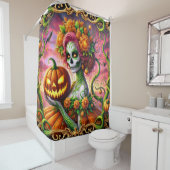 Pumpkin Princess Douchegordijn (In situ)