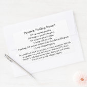 Pumpkin Pudding Dessert Stickers (Envelop)