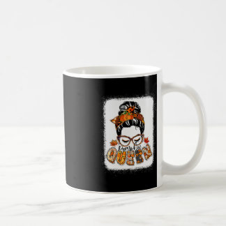 Pumpkin Queen Messy Bun Herfst Pumpkin Herfst Vibe Koffiemok