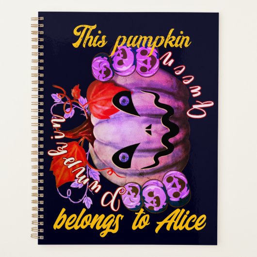 Pumpkin Queen Planner (Voorkant)
