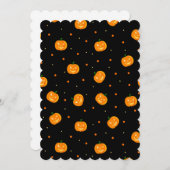 Pumpkin Rain Flat Wenskaart Kaart (Voorkant / Achterkant)