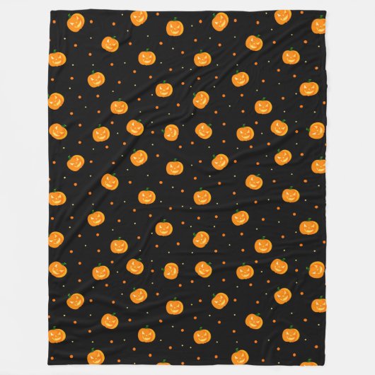 Pumpkin Rain Fleece Blanket (Voorkant)