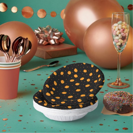 Pumpkin Rain Paper Bowls Papieren Kommen (Multi)