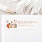 Pumpkin Return Address Label (Insitu)
