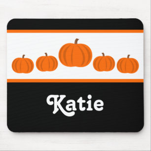 Pumpkin Row Halloween Mousepad Muismat