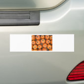 Pumpkin Rows Bumpersticker (Op auto)