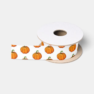Pumpkin Satin Ribbon Lint