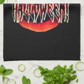 Pumpkin Scare-Wht Kitchen Towels Theedoek (Gevouwen)