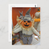 Pumpkin Scarecrow Briefkaart (Voorkant / Achterkant)