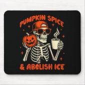 Pumpkin Sce Abolish Ice Anti Trump Resist Tee Muismat (Voorkant)