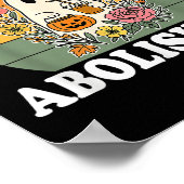 Pumpkin Sce Abolish Ice Halloween Design Poster (Hoek)