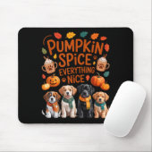Pumpkin Sce Everything Nice Fall Dog Lovers Addict Muismat (Met muis)
