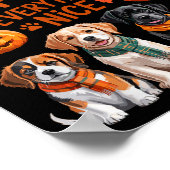 Pumpkin Sce Everything Nice Fall Dog Lovers Addict Poster (Hoek)